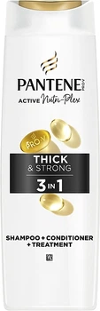 Шампунь для волос 3 в 1 - Pantene Pro-V Thick & Strong 325ml (1400463-21722026)