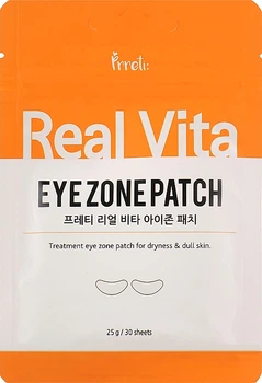 Гідрогелеві патчі для очей з вітаміном С - Prreti Real Vita Eye Zone Patch 30шт (1011742-31363)