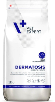 Karma sucha dla psów Vet Expert Dermatosis weterynaryjna królik z ziemniakami 12 kg (5902414203112)