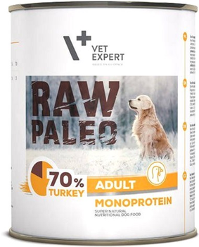 Karma mokra dla psów Raw Paleo z indykiem 800 g (5902414203921)