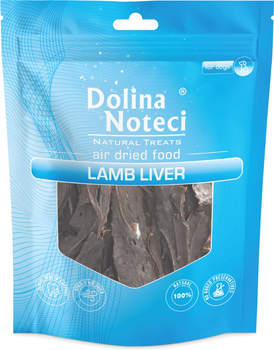 Przysmak dla psów Dolina Noteci Natural Treats Lamb Liver wątroba jagnięca 150 g (5902921307129)