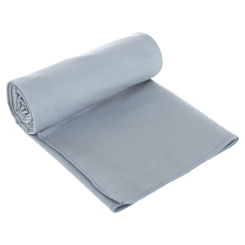 Рушник спортивний TRAVEL TOWEL 4Monster HG-LST (мікрофібра, р-р 60х120см, сірий)