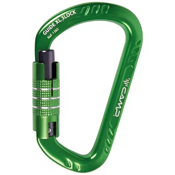 Карабін алюмінієвий CAMP GUIDE XL 3LOCK Green (136501)