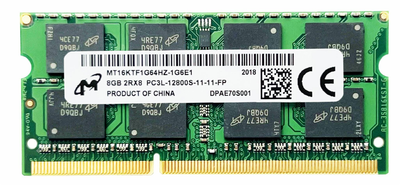 Оперативная память Micron SODIMM DDR3L 8Gb 2Rx8 1600Mhz PC3L-12800S-11-11-FP MT16KTF1G64HZ-1G6E1