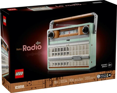 Конструктор Lego Icons Ретро радиоприемник 10334