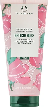 Отшелушивающий скраб для тела - The Body Shop British Rose Shower Scrub 200ml (1131189-121933)