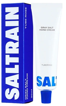 Крем для рук із сірою сіллю "Тубероза" - Saltrain Gray Salt Hand Cream Tuberose 30ml (1423148-27240317)