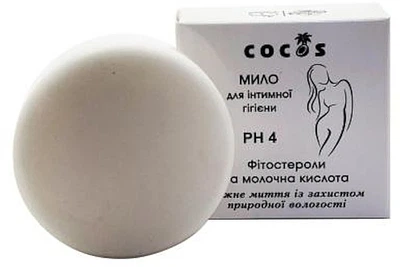 Мыло для интимной гигиены "Фитостеролы и молочная кислота" - Cocos 55g (1414770-31099430)