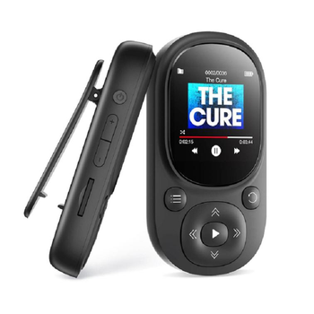MP3 плеер Benjie A11 Bluetooth 5.3 Hi-Fi 64Gb с клипсой чёрный