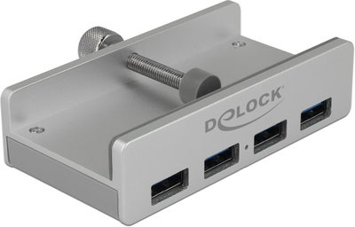 USB Hub Delock External USB 3.0 4 Port z wkrętem blokującym (4043619640461)