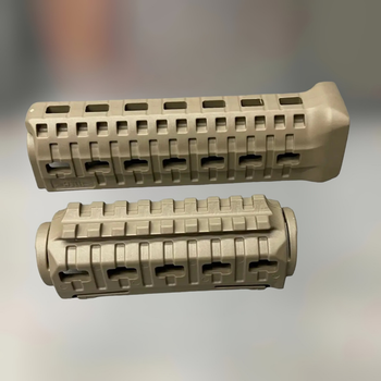 Цівка на АК 47/74 DLG TACTICAL (DLG-133), полімерна, колір Койот, 1 планка пікатинни, з кріпленням M-LOK (242499)