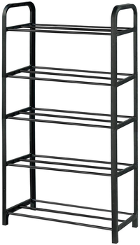 Этажерка для обуви Fabrika на 5 полок 42х19х79.5 см Черная (FK0241 BLACK)
