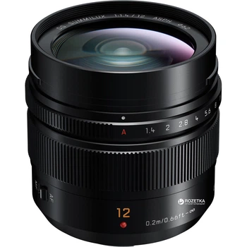 Panasonic Micro 4/3 Lens 12mm Black (H-X012E)
