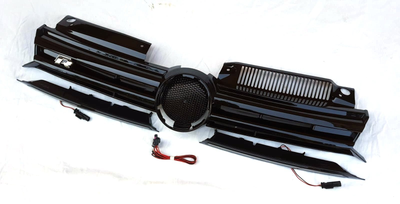 Решітка радіатора тюнінг ASP Volkswagen Golf 08-12 6 стиль R20 з LED Фольксваген Гольф L3607