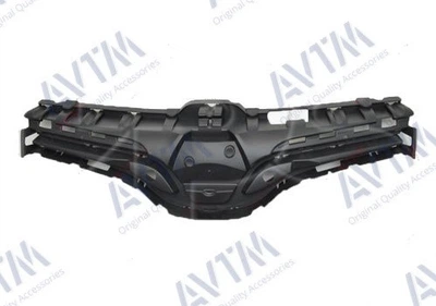 Решітка радіатора AVTM Renault Kangoo 13-чорна без молдингів Рено Кенго АМ0037660