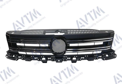 Решетка радиатора AVTM Volkswagen Tiguan 12-17 с хром молдингами Фольксваген Тигуан АМ0037857