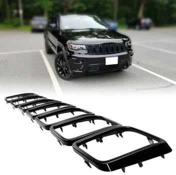 Решетка радиатора AVTM Jeep Grand Cherokee 16-21 окуляри комплект 7 шт хром Джип Гранд Чероки АМ0052140