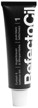 Фарба для брів та вій RefectoCil 01 Pure Black 15 мл (9003877906957)