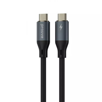 Кабель Proove PowerFull Type-C to Type-C 100W 1m, Black