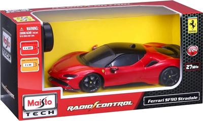 Samochód zdalnie sterowany Maisto Ferrari SF90 Stradale 1:24 (90159815327/090159815327)