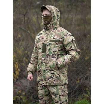 Військовий непромокаємий бушлат Patriot-TM, Таслан, Multicam (PTR-MLT-PC-L)