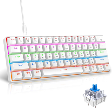 Компактная проволочная механическая клавиатура Snpurdiri с подсветкой RGB