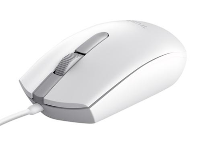Мышь Trust TM-101W, White, USB, оптическая, 1200 dpi, 3 кнопки, 1.8 м (25320)