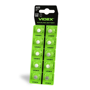 Батарейка Videx AG 5/LR754