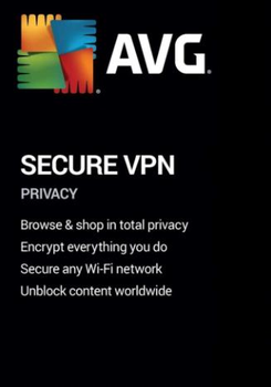 AVG Secure VPN для 10 пристроїв на 2 роки