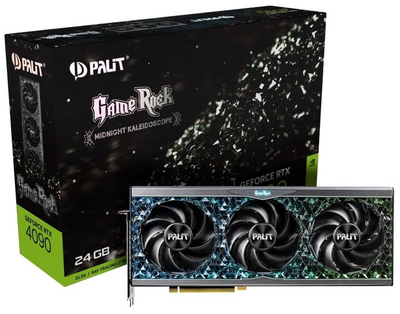 Відеокарта GF RTX 4090 24 GB GDDR6X GameRock Palit (NED4090019SB-1020G) Black