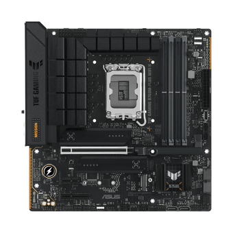 Материнcька плата ASUS TUF GAMING B760M-PLUS WIFI II s1700 B760 4xDDR5 M.2 HDMI DP Wi-Fi BT mATX (90MB1HE0-M0EAY0)