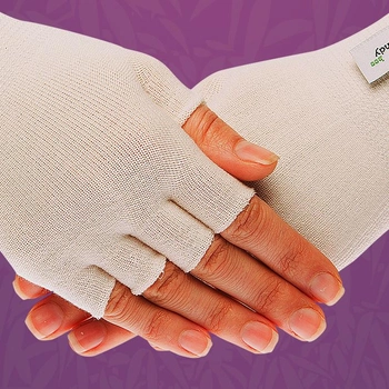 Подперчатки HANDYboo EASY при заболеваниях кожи рук L Белые