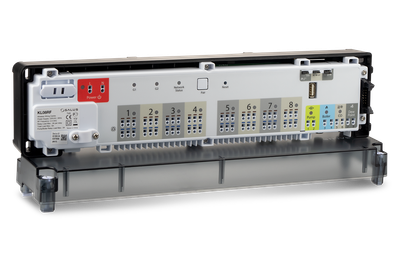 Бездротовий центр комутації для теплої підлоги Salus Controls KL08RF зв'язок ZigBee на 8 зон, живл 230V 615171432