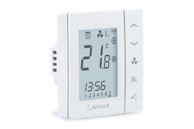 Терморегулятор для фанкойлу Salus Controls FC600 система Salus Smart Home, зв'язок ZigBee жив. 230V 615170500