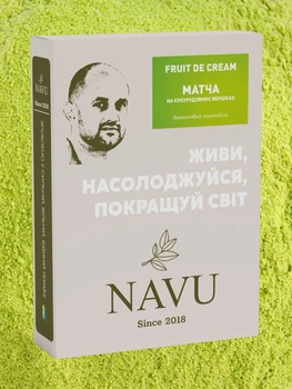 Зеленый чай матча латте молочный коктейль цветочный Navu милкшейк цветочные чаи на кукурузных сливках органический без сахара 100 г