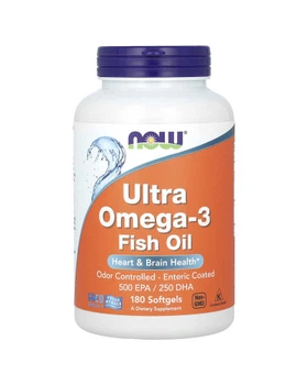 Жирные кислоты Now Foods Ultra Omega-3 180 капсул (103015)