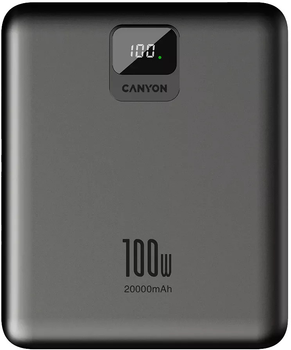 УМБ Canyon PB-2008 20000 mAh 100W Black (CNE-CPB2008DG)