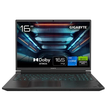 Ноутбук Gigabyte 6X 16.0 FHD+ 165Hz, Intel i7-13650HX, 16GB, F1TB, NVD4060-8, DOS, черный