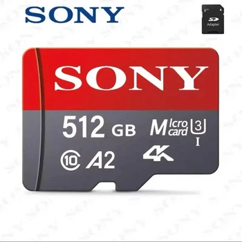 Карта памяти Micro SD SONY 512Gb + адаптер переходник Class 10 A1