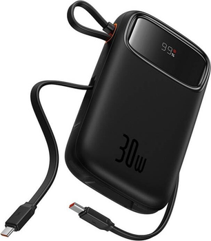 Powerbank Baseus Qpow 2 USB-C 10000 mAh 30 W Black (P10055008113)