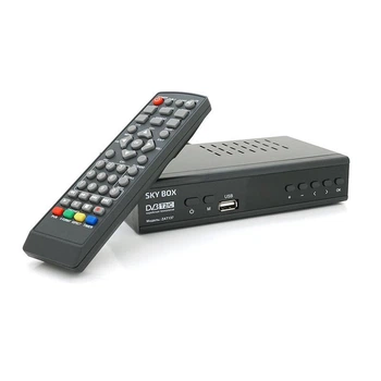 Тюнер SKY BOX ZAT137 цифровий ресивер універсальна nелевізійна приставка для телевізора з дисплеєм та пультом