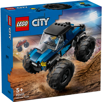 Zestaw klocków LEGO City Monster Truck Niebieski 148 elementów 6 szt (60402)