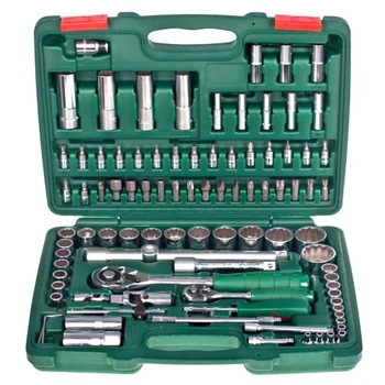 Набор торцевых головок HANS 1/4"DR4-14мм и 1/2"DR10-32 мм,94 предмета (6 граней)
