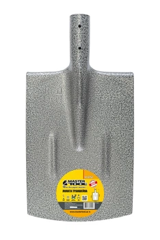 Траншейная лопата MASTERTOOL 215 x 300 мм, рельсовая сталь, ребра жесткости