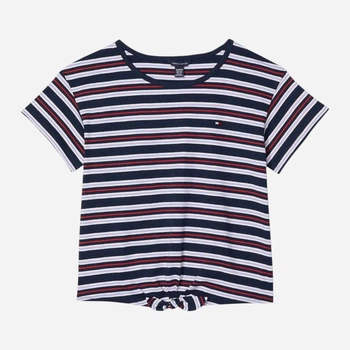 Подростковая футболка для девочки Tommy Hilfiger 719871910 176 см Синяя (1159821800)