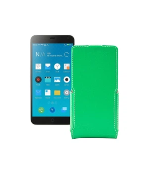 Чохол-флип з екошкіри для телефону Meizu M1 Note Зелений