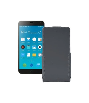 Чохол-флип з екошкіри для телефону Meizu M1 Note Сірий