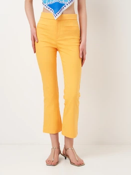 Брюки женские Zara 8111/664 XS Оранжевые (08111664643013)