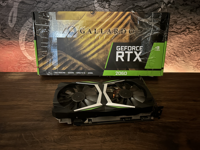 Видеокарта Manli RTX 2060 Gallardo 6GB GDDR6 Б/У