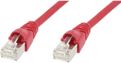 Przewód krosowy Telegartner SFTP CAT 6a 15 m Red (4018359292249)